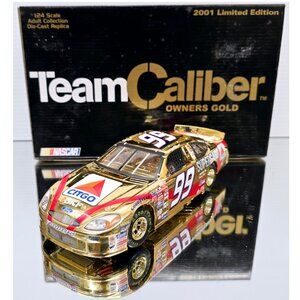 JEFF BURTON 2001 CITGO Gold 1/24 Team Caliber Owners Series Diecast - Vintage